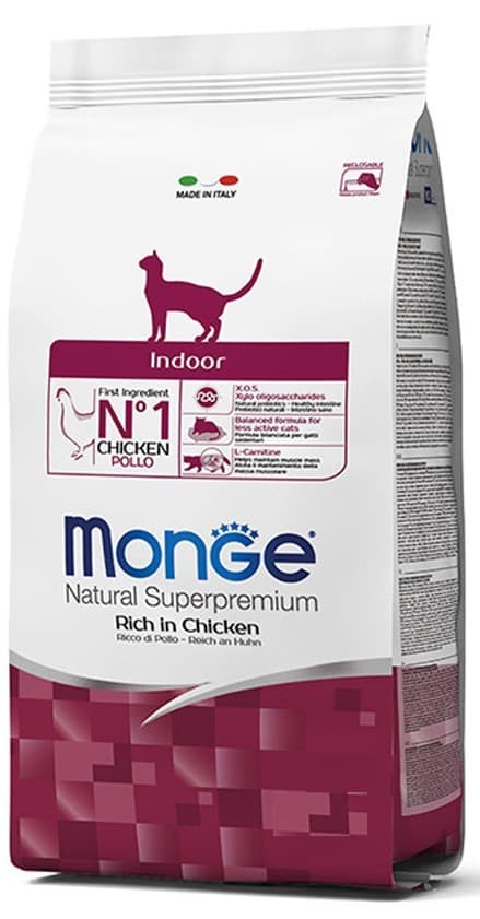 Нrană uscată pentru pisici Monge INDOOR Chicken 400gr