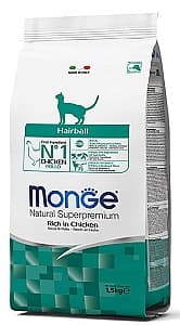 Нrană uscată pentru pisici Monge HAIRBALL Chicken 1.5kg