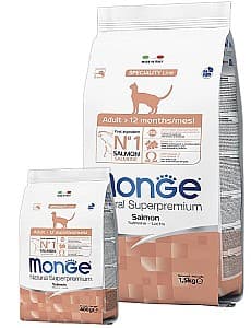 Нrană uscată pentru pisici Monge ADULT SALMONE 1.5Kg