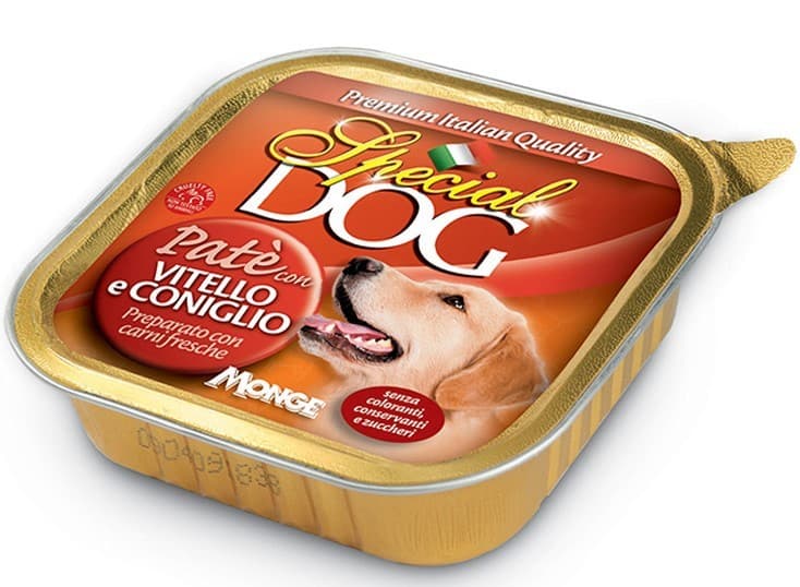 Влажный корм для собак Special Dog Pate with veal and rabbit 300gr