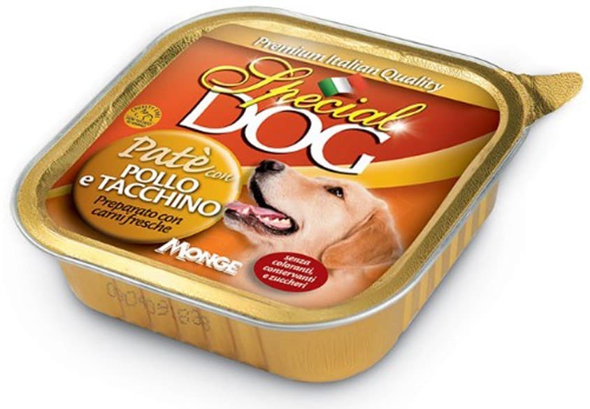 Hrană umedă pentru câini Special Dog Pate with chicken and turkey 300gr