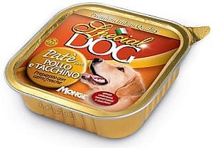 Hrană umedă pentru câini Special Dog Pate with chicken and turkey 300gr