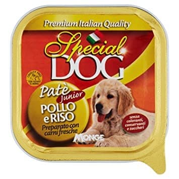 Hrană umedă pentru câini Special Dog Pate with chicken and rice JUNIOR 150gr