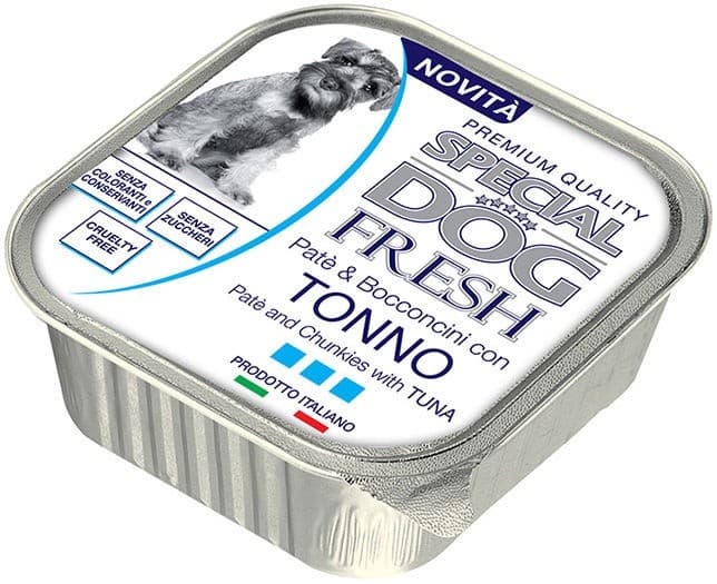 Влажный корм для собак Special Dog FRESH Pate and Chunkies with tuna 150gr