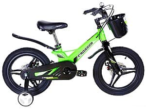 Bicicleta pentru copii Crosser Magnesium Hunter Pro 16 Green