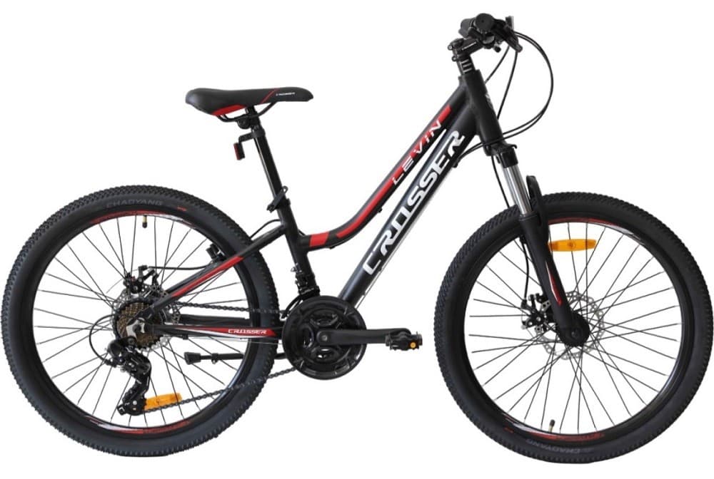 Bicicleta de munte Crosser LEVIN 26-4036-21-13 BLACK/RED