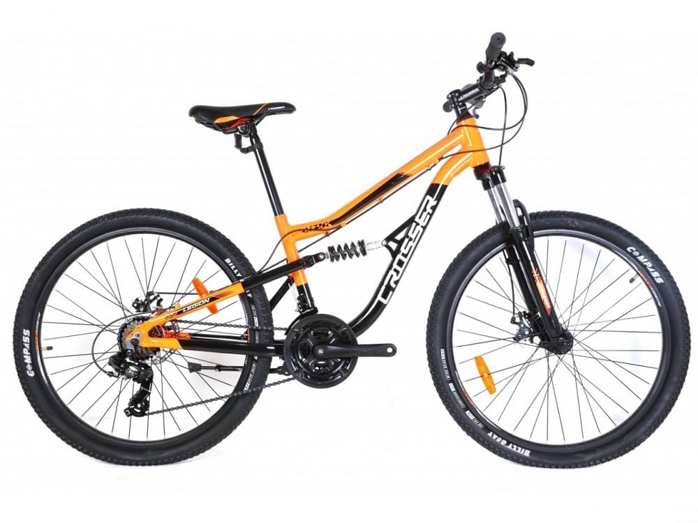 Bicicleta de munte Crosser LEGION 24-4031-21-13 BLACK/ORANGE