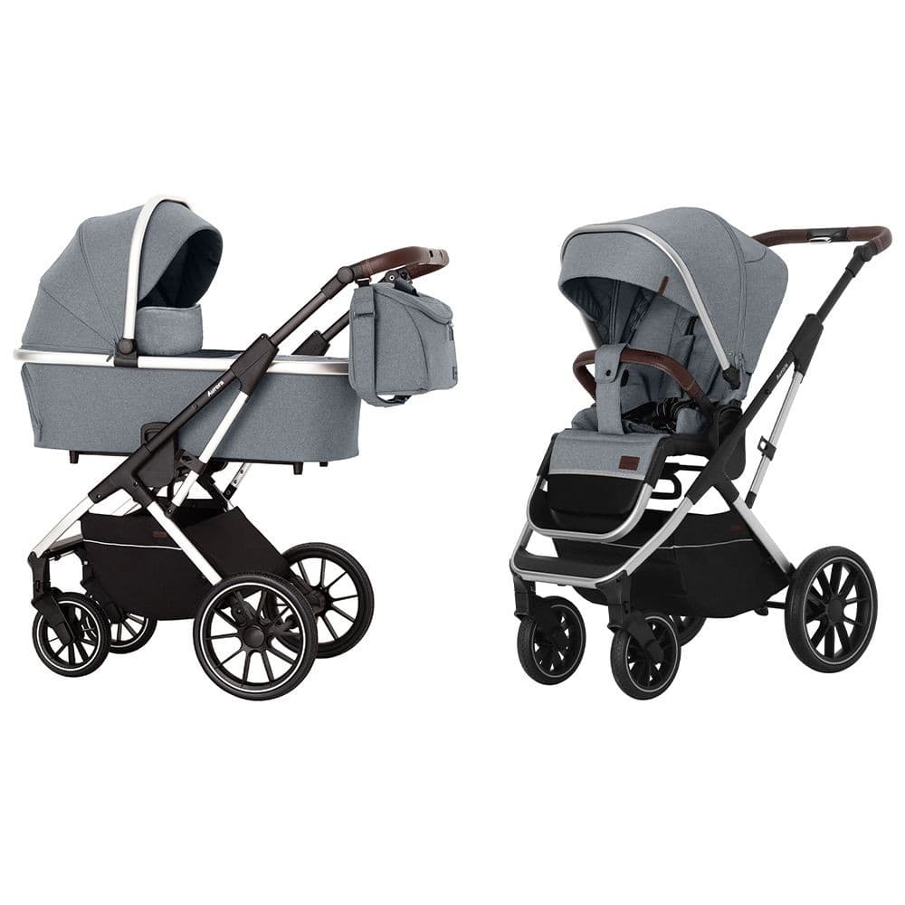 Модульная коляска Carrello AURORA NEW 2IN1 (E77) Silver Grey