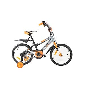 Bicicleta pentru copii Azimut STITCH 16 Orange/White/Black 009