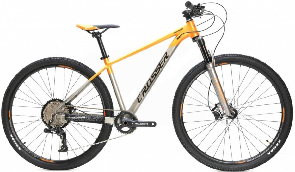 Bicicleta de munte Crosser MT-036 29/17 LTWOO 1×13 Shimano Gray/Orange