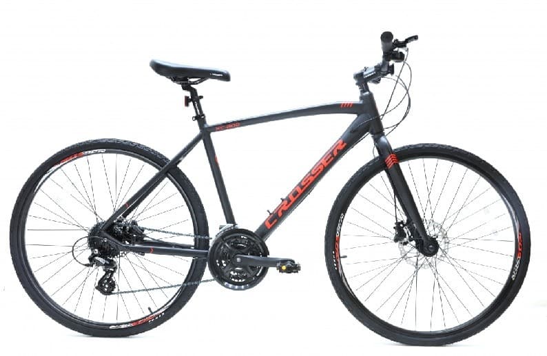 Bicicleta de munte Crosser HYBRID 700C 21*24S Black
