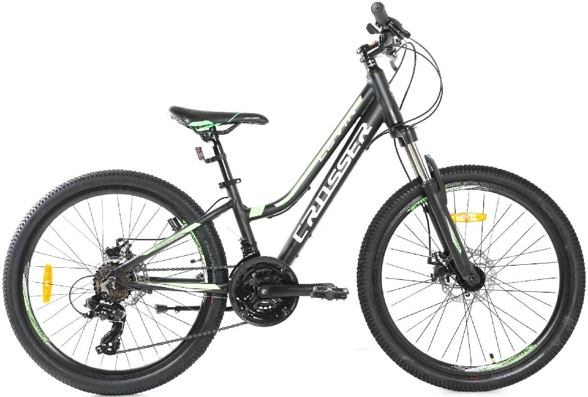 Bicicleta de munte Crosser LEVIN 24*12 Black/Green