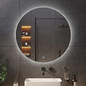 Oglinda baie Bayro Moon 700x700 Led Touch