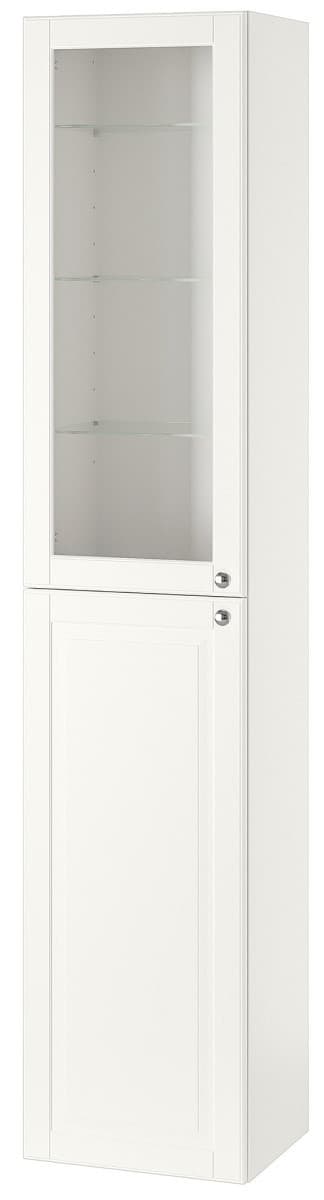 Шкаф пенал IKEA Godmorgon Kasjon white 40x32x192 см