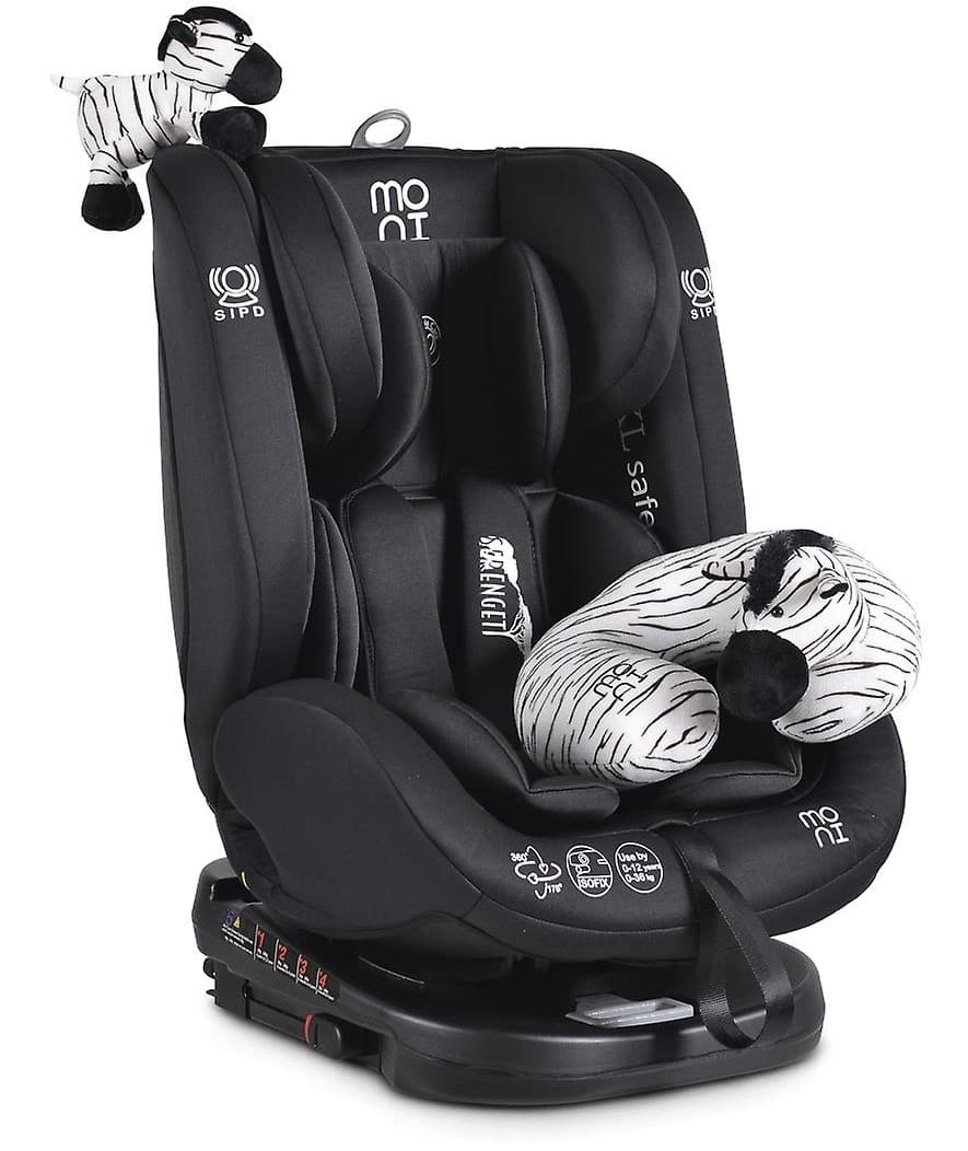 Scaun auto Moni Serengeti Black Isofix