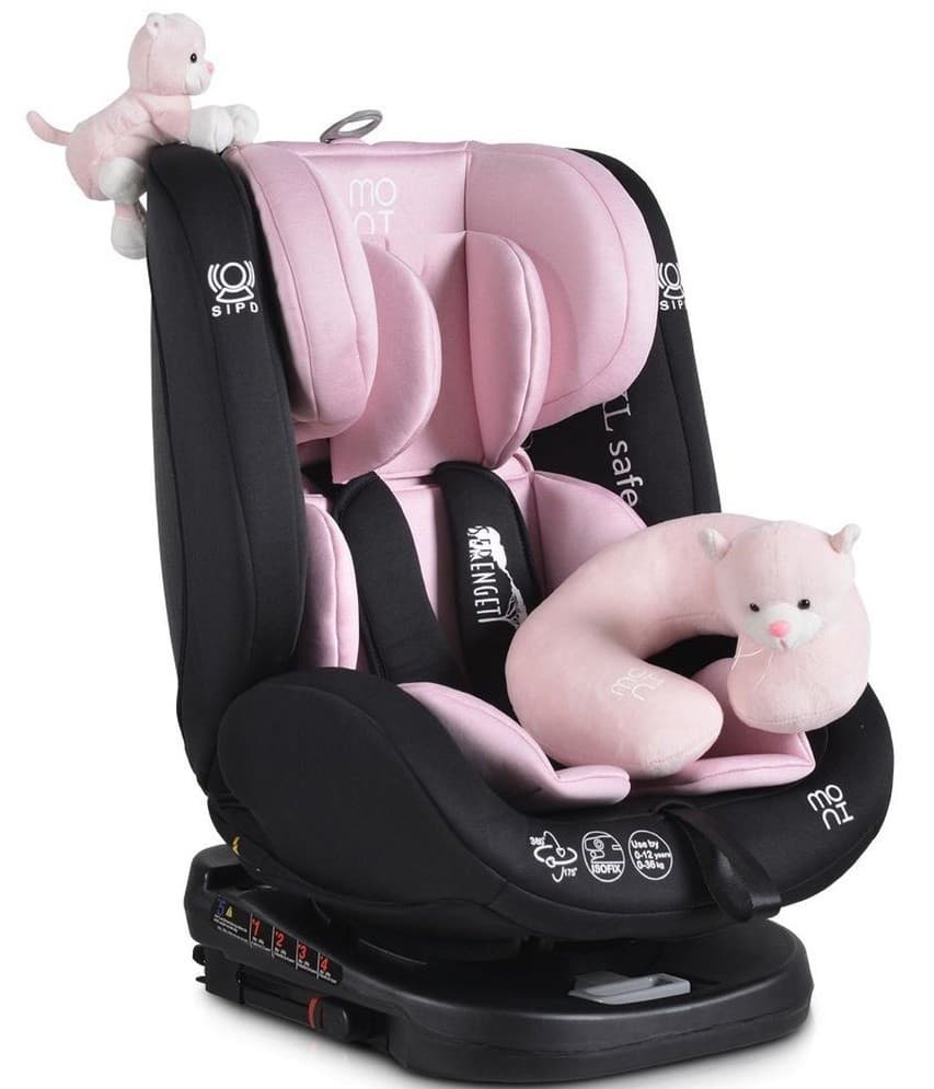 Scaun auto Moni Serengeti Pink Isofix