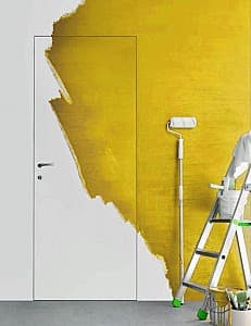 Межкомнатная дверь Luxdoors Скрытый DANAPRIS 45 контур черный 700 Левый