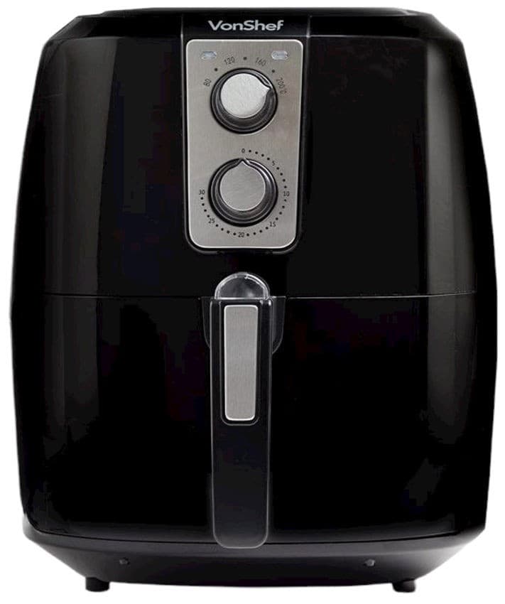 Friteuza VonShef 2000156 Black/Silver