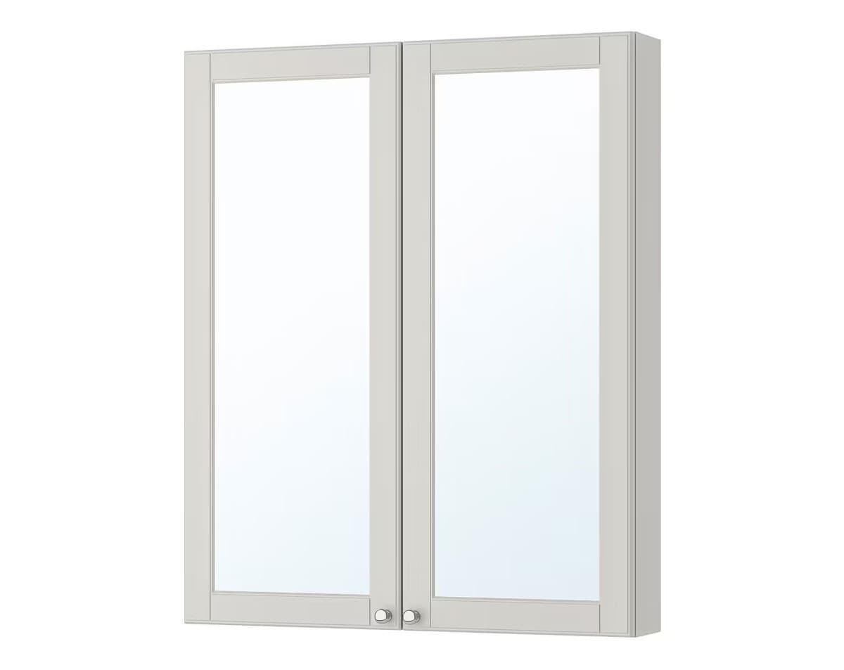 Зеркало для ванной IKEA Godmorgon Kasjon gray 80x14x96 см