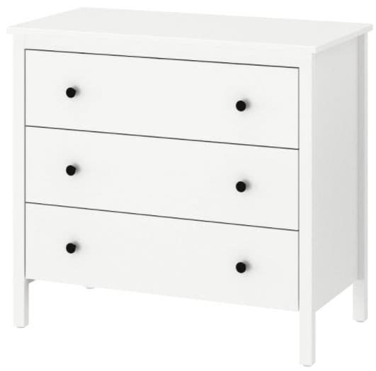 Комод IKEA Koppang White (3 ящиков)