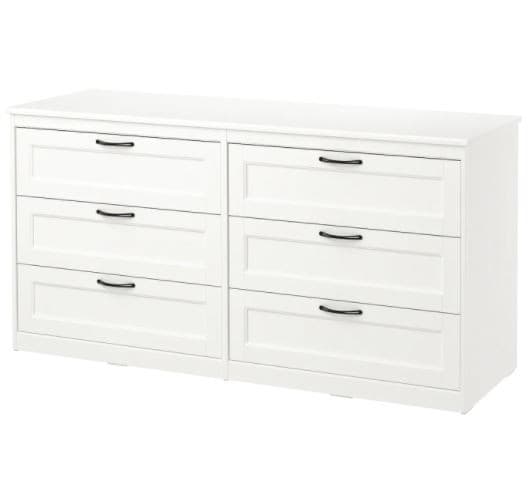 Comoda IKEA Songesand White (6 sertare )