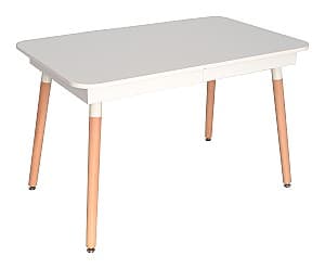 Стол деревянный Evelin DT 432-1R Wo Oak/White