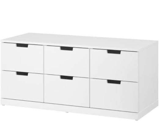 Comoda IKEA Nordli 6 sertare