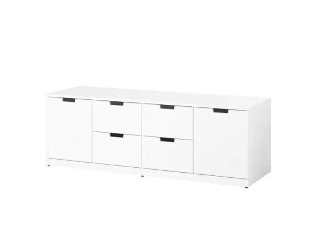 Комод IKEA Nordli  White 160×54 см (6 ящиков)