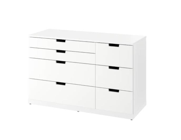 Comoda IKEA Nordli white (7sertare)