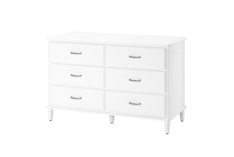 Comoda IKEA Tyssdal white 127×81 cm (6 sertare)