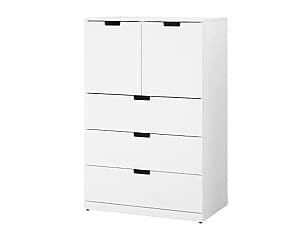 Комод IKEA Nordli white 80×122 см (5 ящики)