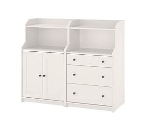 Комод IKEA Hauga white 139x46x116 см