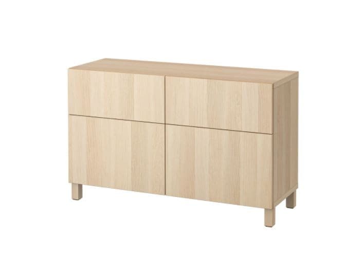 Comoda IKEA Besta antique oak / Lappviken / Stubbarp antique oak 120x42x74 cm