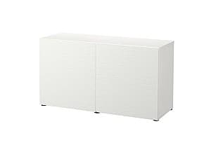 Comoda IKEA Besta white / Laxviken white 120x42x65 cm