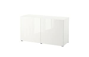 Комод IKEA Besta white Selsviken glossy / white 120x42x65 см