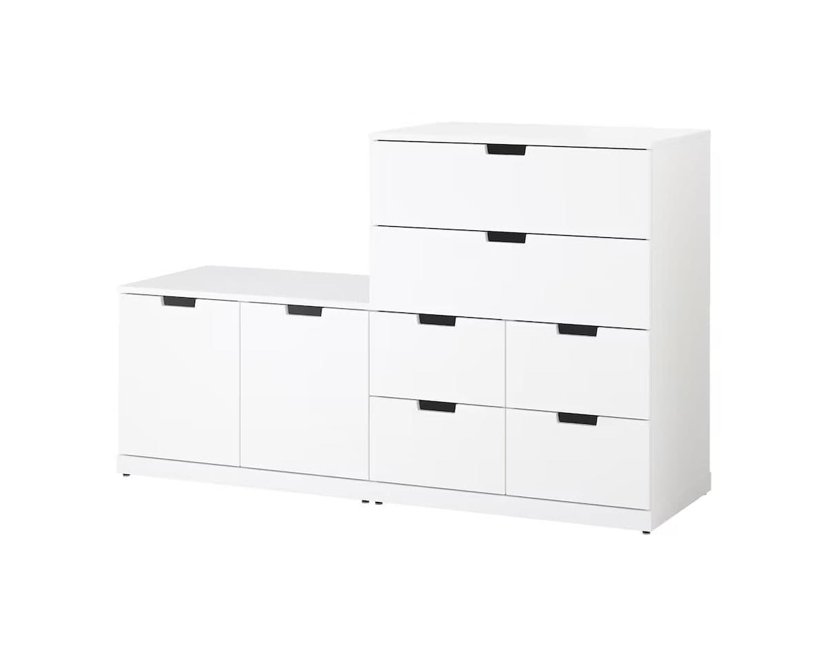 Comoda IKEA Nordli white 160x99 cm