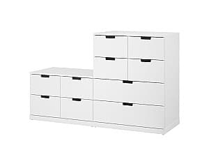 Comoda IKEA Nordli  white 160x99 cm (10 sertare )