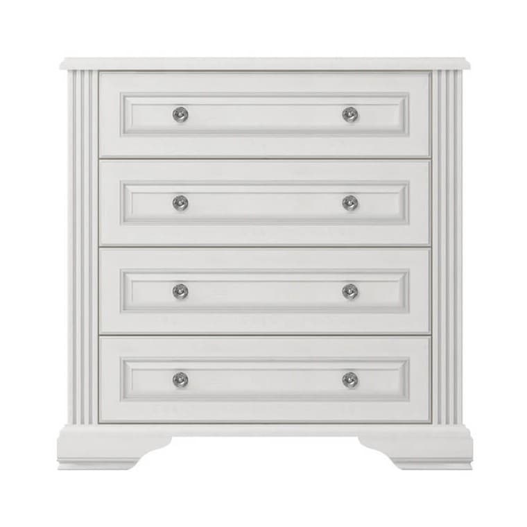 Комод Yasen White 4S 90 Silver Pine