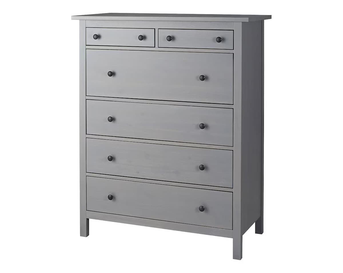 Comoda IKEA Hemnes Gray 108x131 cm ( 6 sertare)