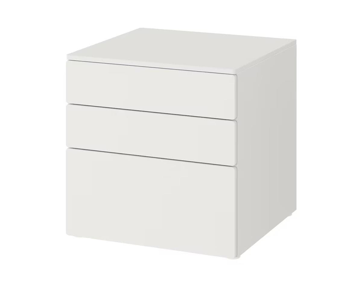 Comoda IKEA Smastad/Platsa white 60x57x63 cm