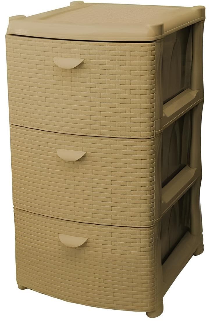 Пластиковый комод Idea М2811 Beige