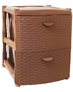 Пластиковый комод Idea М2810 Brown