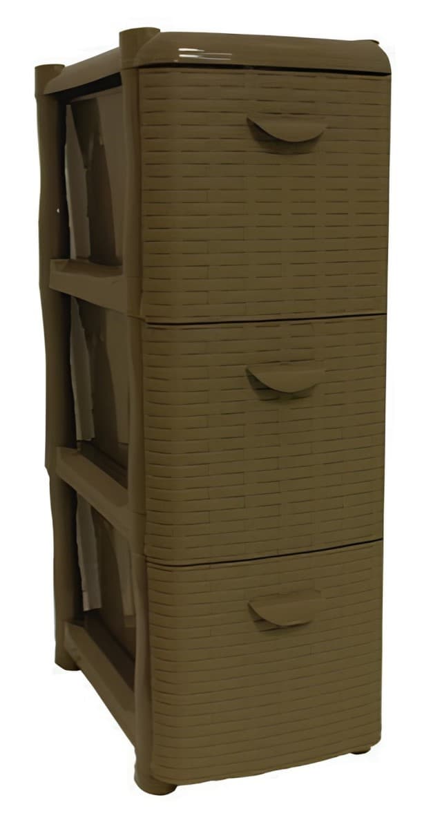 Пластиковый комод Idea М2813 Brown