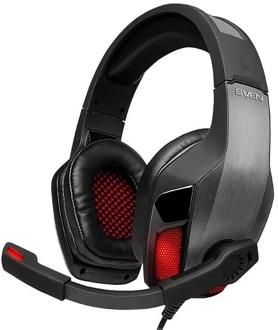 Casti pentru gaming SVEN AP-U995MV, Black-Red