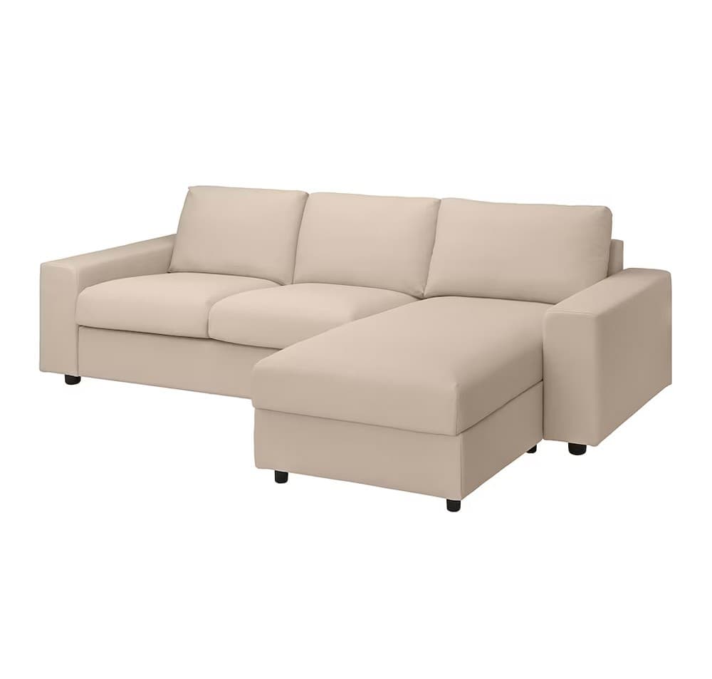 Угловой диван IKEA Vimle Hallarp beige