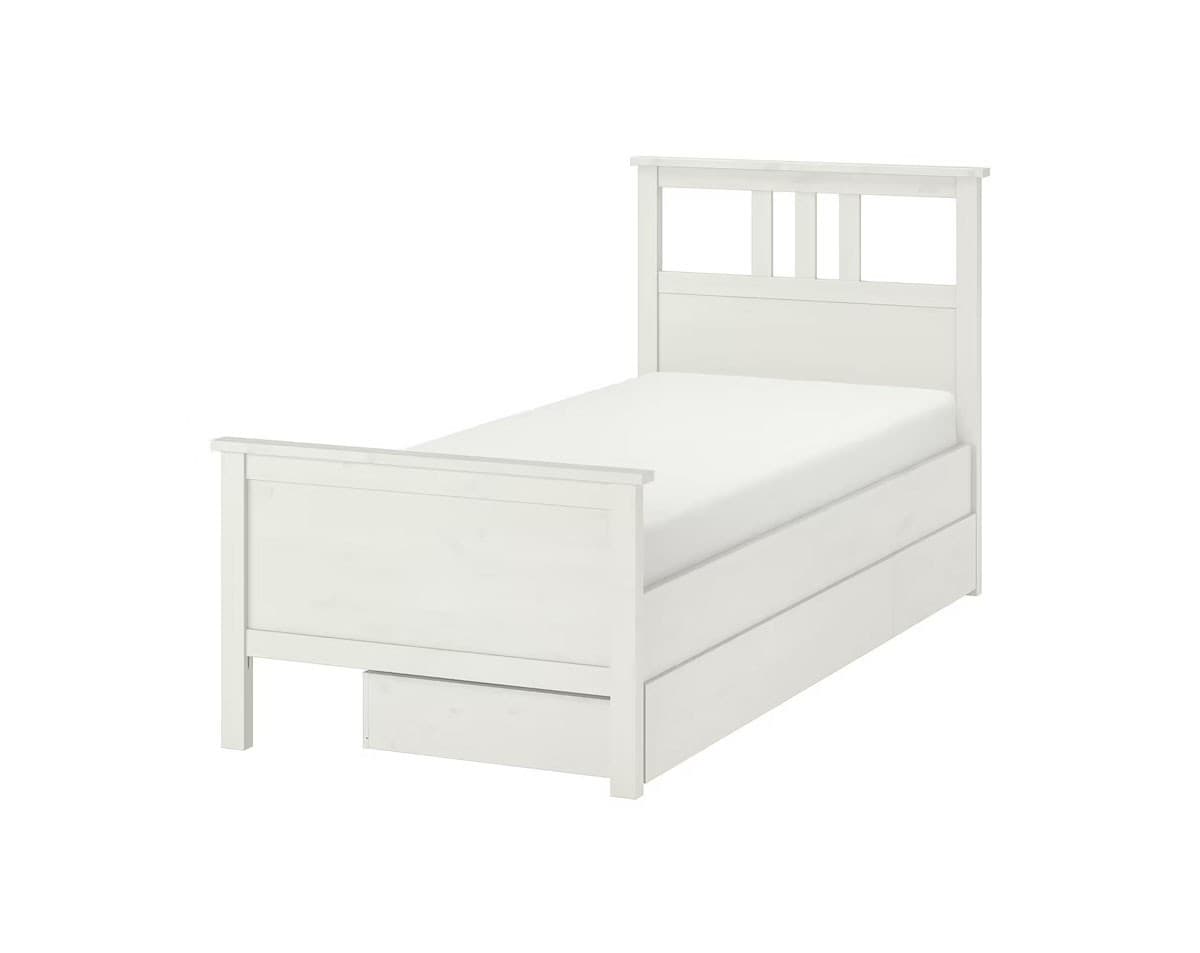 Pat IKEA Hemnes White/Lonset 90x200 см