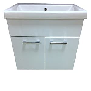 Шкаф подвесной QUATTRO Bergamo White 70 cu lavoar KF4570