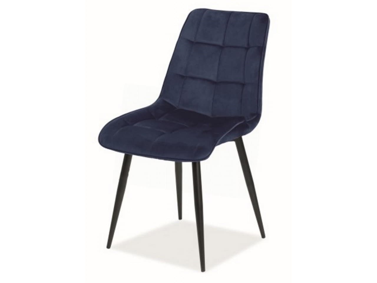 Scaun Signal Chic Velvet Navy Blue/Black