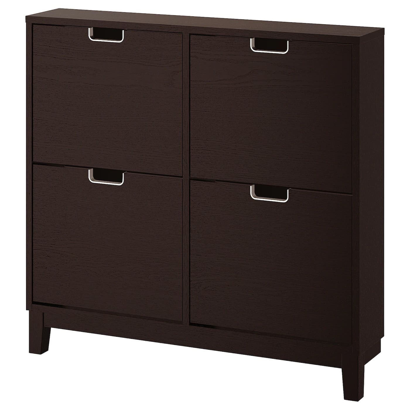 Обувница IKEA Stall 4 compartimente black-brown