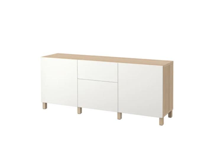 Комод IKEA Besta antique oak / white Lappviken